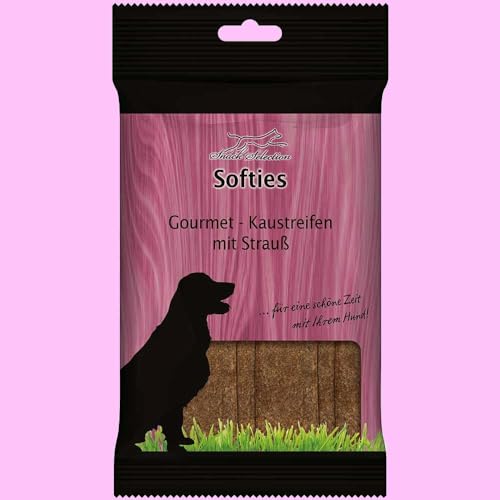12 x 200 g Greenhound Softies - Gourmet-Kaustreifen (200 g (12er Pack), Strauß) von Generisch