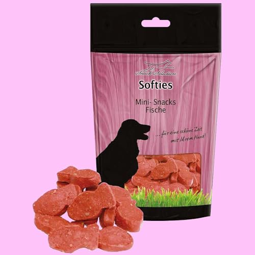 12 x 200 g Greenhound Softies - Mini-Snacks (200 g (12er Pack), Fisch) von Generisch