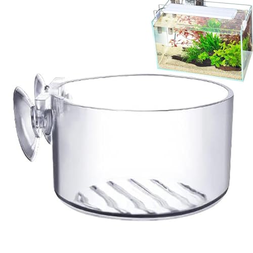 3 Wasserpflanzen-Wasserbecher – Saugnapf-Blumentopf, transparenter Wasserpflanzentopf, glatte Oberflächen, Aquarium-Dekoration, Aquarium-Blumentopf für Salzwasser, Süßwasser-Aquarium von Generisch