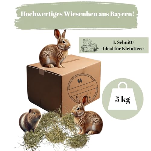 5 kg frisches Wiesenheu Heuballen Futter für Meerschweinchen Kaninchen von Generisch