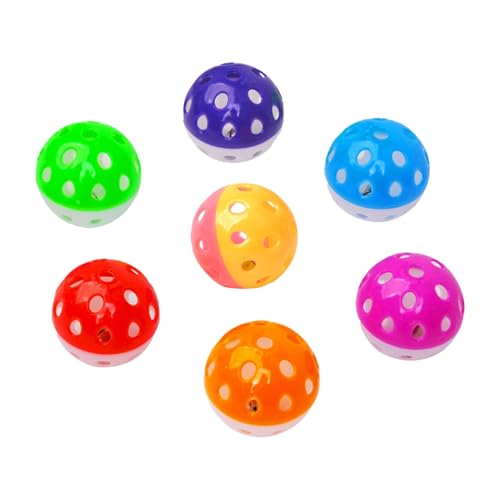 5 x Vogelspielzeug mit Geräuschen Rollfuß-Spielzeug, geeignet für Papageien, Eclectus, afrikanische Wellensittiche, Vogel, Haustier, Papageienspielzeug, Papageienkäfig, Spielzeug, DkY806 (10 x 8 x 8 von Generisch