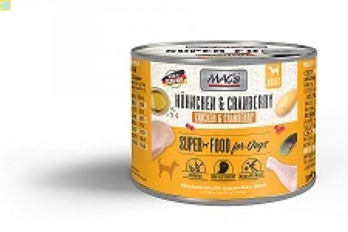 6 x MACs Dog Hühnchen & Cranberry 200g von Generisch