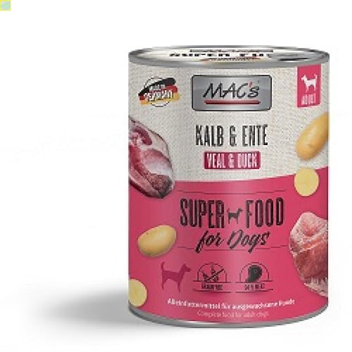 6 x MACs Dog Kalb & Ente 800g von Generisch