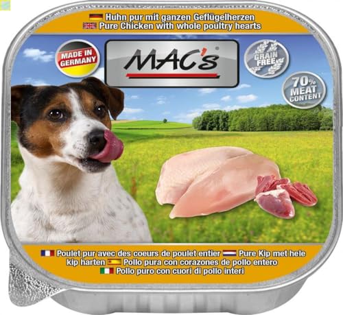 6 x MACs Dog Puppy Huhn & Kalb 200g von Generisch