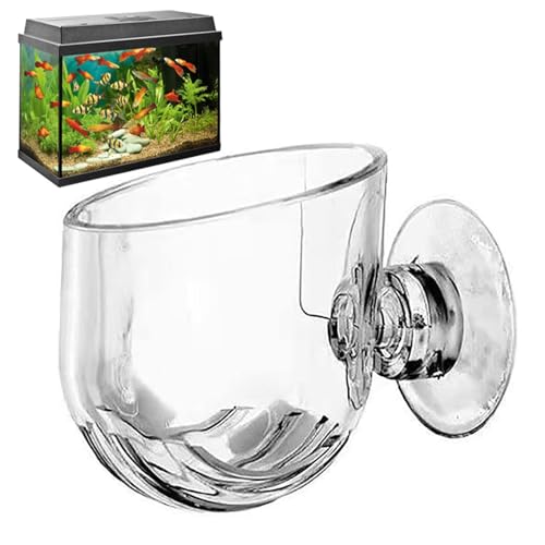 Acryl-Wasserpflanzen-Becher, eleganter Wasserpflanzen-Becher, Saugnapf-Pflanzbecher, glatte Oberflächen, Wasserpflanzentopf, Wasserpflanztopf mit starkem Saugnapf für Süßwasser-Aquarium von Generisch