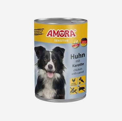 Amora Dog Sensitive getreidefrei Huhn & Karotte 400g (Menge: 6 je Bestelleinheit) von Generisch