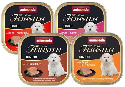 Animonda vom Feinsten Junior Mix 150g / zu je 11 oder 22 Schalen erhältlich/alle 3 Sorten/Hundefutter - Nassfutter für Junge Hunde (11) von Generisch