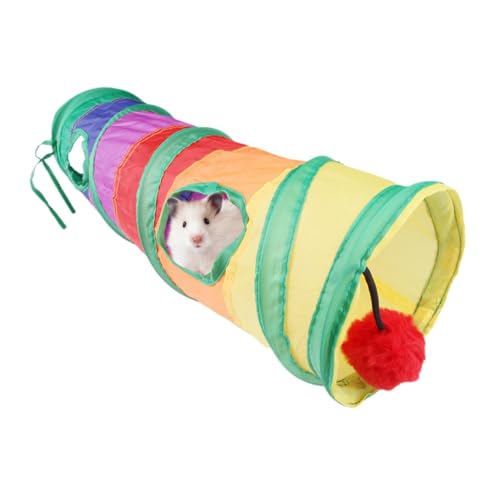 Anreicherung Hamster Spielplatz, Indoor Kleine Haustier Tunnel, Meerschweinchen Spielzeug, Hamsterröhren und Tunnel Kit, Hängender Tunnel für Kleintiere, Tee Tunnel Spielzeug Tube von Generisch