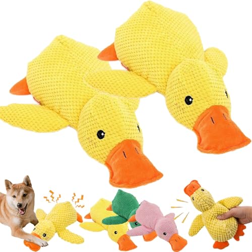 Anti Stress Ente Hund,Pfotenstern Anti Stress Ente,Anti Stress Ente Für Hunde Pfotenstern,Anti Stress Spielzeug Hund,Antistressente Für Hunde,Ente Hundespielzeug,Pfotenstern Ente (Gelb*2, 45 * 38cm) von Generisch