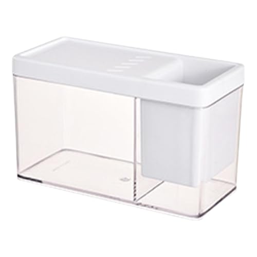 Aquarium, Transparentes Kleines Betta-Aquarium, Klares Fischaquarium, Desktop-Fischglas, Winziges Aquariumbecken Für Seeaffen, Garnelen, Schnecken von Generisch