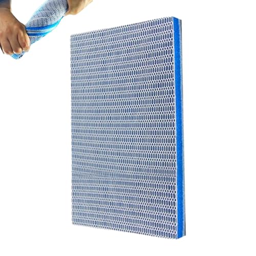 Aquarium-Filter-Pad | Schneidbare Aquarium-Filtermedien – Aquarium-Zubehör, wiederverwendbarer Filterschwamm, Filter-Pad, Teich-Fischtank-Skimmer-Schaum, 8-lagige Aquarium-Filtermedien von Generisch