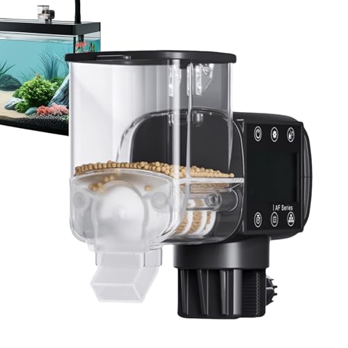 Aquarium-Futterautomat - Batteriebetriebener Futterspender Mit Timerfunktion - Programmierbarer Futterspender Mit Digitalanzeige Für Urlaub Reisen Zuhause Aquarium-Futterautomat - Batteriebetriebener Futterspender Mit Timerfunktion - Programmierbarer Futterspender Mit Digitalanzeige Für Urlaub Reisen Zuhause von Generisch