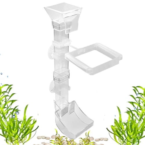 Aquarium Futterautomat | Durchsichtige Futterröhre & Futterschale Für,Streufreie Futterröhre Für Teich, Haushalt & Reise Aquarium Futterautomat | Durchsichtige Futterröhre & Futterschale Für,Streufreie Futterröhre Für Teich, Haushalt & Reise von Generisch