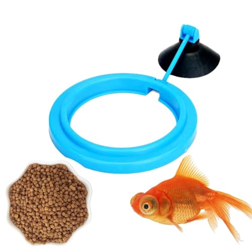 Aquarium-Futterring – Fisch-Futterring für Aquarien, Futterring mit Saugnapf, runder und quadratischer schwimmender Futterspender, Fischfutterspender für schwimmende Pflanzen und Aquarien Aquarium-Futterring – Fisch-Futterring für Aquarien, Futterring mit Saugnapf, runder und quadratischer schwimmender Futterspender, Fischfutterspender für schwimmende Pflanzen und Aquarien von Generisch