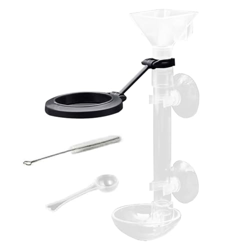 Aquarium-Futterspender für Aquarien, transparent, Teleskop, Saugnapf, Richtungsspender, automatisches Futter 24 cm, 41 x 4 cm, 90 g, für Urlaub, Garnelenteich, Schildkröte, Heimfütterung Aquarium-Futterspender für Aquarien, transparent, Teleskop, Saugnapf, Richtungsspender, automatisches Futter 24 cm, 41 x 4 cm, 90 g, für Urlaub, Garnelenteich, Schildkröte, Heimfütterung von Generisch