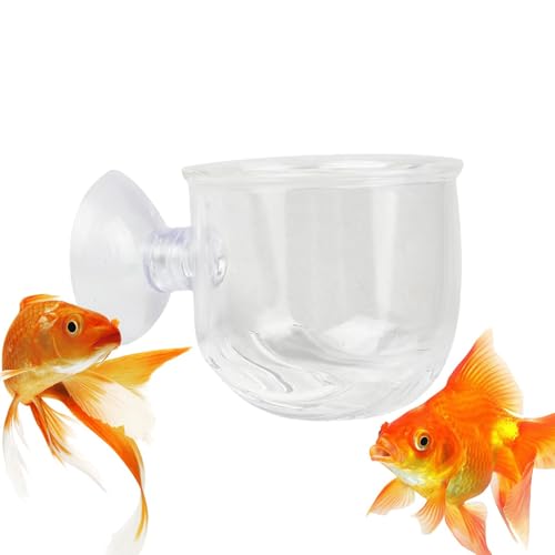 Aquarium Live Red Worm Feeder, Aquarium Blutwurm Feeder - Salzwassergarnelen lebende Pflanzen Aquariumhalter | Glaspflanzenbecher für Aquarienpflanzen, rote Garnelen, lebende Pflanzen, Aquariumhalter von Generisch