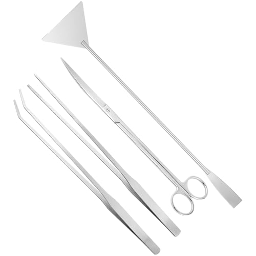 Aquarium Reinigungszubehör - Langes Pinzetten Werkzeug Set Für Aquarien - Rostfreies Aquarium Zubehör Scheren Set Zum Schneiden Pflanzen Algen Pflege Aquarium Reinigungszubehör - Langes Pinzetten Werkzeug Set Für Aquarien - Rostfreies Aquarium Zubehör Scheren Set Zum Schneiden Pflanzen Algen Pflege von Generisch