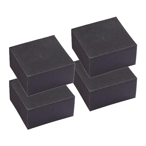 Aquarium Wasserreiniger Würfel, Aktivkohle-Pellets, Wiederverwendbarer Wasserreiniger-würfel, Superstarker Aktivkohle Wasserreiniger Filter Für Aquarien, Teiche - 10x10x5cm (4PCS) von Generisch