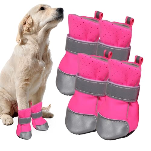 Atmungsaktive Hundeschuhe, atmungsaktive Indoor-Hundeschuhe, leichte Winterstiefel, verstellbare Dichtigkeit von Generisch