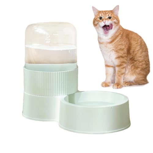 Automatische Feeder für Katze, automatische Feeder -Katzen -Trockenfutter - Auto Food Feeder große Kapazität Fütterung Katzenspender - Abnehmbare Haustier Waterer Small Dog Bowl für alle Rassen von Generisch