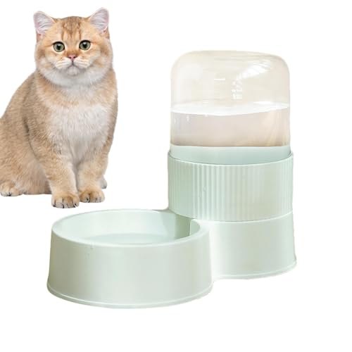 Automatische Feeder für Katze, automatische Feeder -Katzen -Trockenfutter - Langkapazität Futtermittelgefütterung Katzenspender | Kleine Haustier Waterer Waschable Hundeschale für Welpen & Kätzchen von Generisch