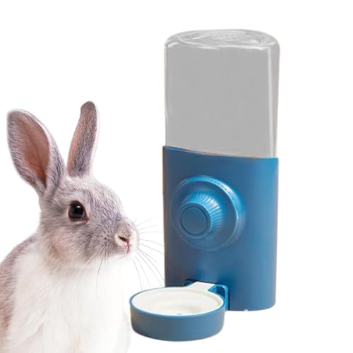 Automatische Hasenwasserflasche, Hangable Bunny Water Flasche Cage - Automatisch kein Tropf Tierwasserspender - Pet Feeder für Käfig, Getränkebrunnen 600 ml für Hase, Chinchilla von Generisch