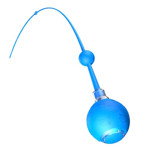 Automatischer Ball für Katzen, rotierender Ball mit 3 Modi für Katzenspiele, elektrisches Spiel, automatisch wiederaufladbar, mit Schwanz für Jagdtraining und aktive Interaktion Automatischer Ball für Katzen, rotierender Ball mit 3 Modi für Katzenspiele, elektrisches Spiel, automatisch wiederaufladbar, mit Schwanz für Jagdtraining und aktive Interaktion von Generisch