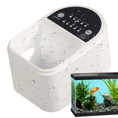 Automatischer Fischfutterautomat | Einstellbarer Futterautomat für Aquarien - Zeitgesteuerte Fütterung für Gartenteiche und Urlaub Haustierfische Automatischer Fischfutterautomat | Einstellbarer Futterautomat für Aquarien - Zeitgesteuerte Fütterung für Gartenteiche und Urlaub Haustierfische von Generisch
