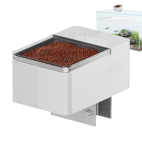 Automatischer Fischfutterautomat Für Aquarien - Aquarium Fischtank Futterautomat,Präziser Futterdispenser Mit Einstellbarer Dosierung Für Flocken & Granulat Aquariumzubehör Automatischer Fischfutterautomat Für Aquarien - Aquarium Fischtank Futterautomat,Präziser Futterdispenser Mit Einstellbarer Dosierung Für Flocken & Granulat Aquariumzubehör von Generisch