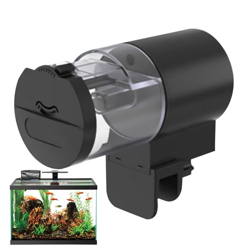 Automatischer Fischfutterautomat Für Kleine Aquarien,100ml Fischbecken Futterautomat Spender - Zeitgesteuerte Programmierbare Maschine Mit Portionskontrolle Für Pellets Für Urlaub Reisen Automatischer Fischfutterautomat Für Kleine Aquarien,100ml Fischbecken Futterautomat Spender - Zeitgesteuerte Programmierbare Maschine Mit Portionskontrolle Für Pellets Für Urlaub Reisen von Generisch