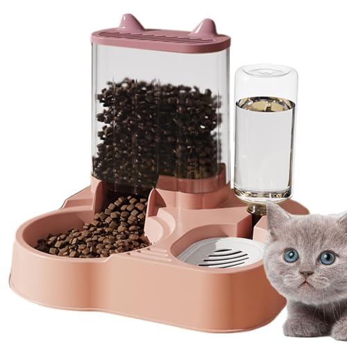 Automatischer Futterspender für Haustiere, automatischer Hundefutterspender | Anti-Kipp-Wassernapf für Katzenfutter,Katzennapf mit großer Kapazität, Futteraufbewahrungsbehälter, automatischer Futterau Automatischer Futterspender für Haustiere, automatischer Hundefutterspender | Anti-Kipp-Wassernapf für Katzenfutter,Katzennapf mit großer Kapazität, Futteraufbewahrungsbehälter, automatischer Futterau von Generisch