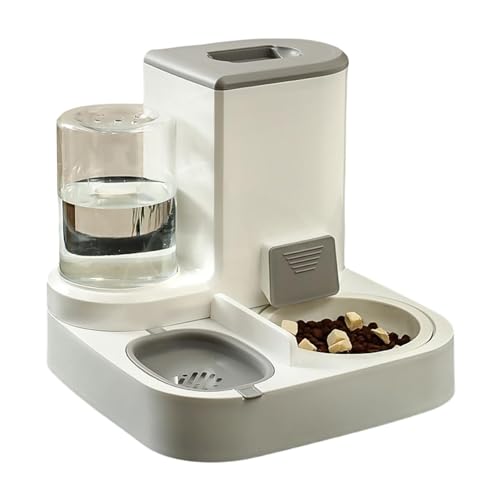 Automatischer Futterspender für Hunde | Haustier Wasser und Futternapf Set | Wassernapf Automatischer Katzenfutterspender | Katzen Wasserspender Set | Selff Dosierende Pet Waterer für Kleine und Automatischer Futterspender für Hunde | Haustier Wasser und Futternapf Set | Wassernapf Automatischer Katzenfutterspender | Katzen Wasserspender Set | Selff Dosierende Pet Waterer für Kleine und von Generisch