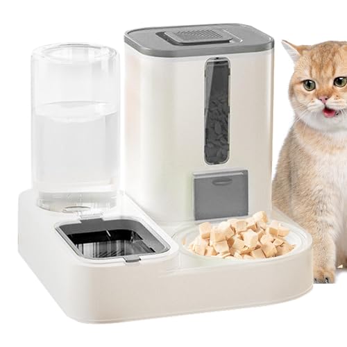 Automatischer Futterspender für Katzen, wiederverwendbarer Wasserspender für Hunde, Wasserbrunnen für Käfig, Zuhause, Boden von Generisch