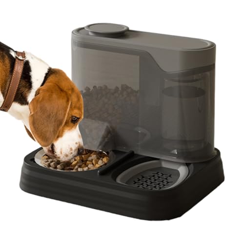 Automatischer Katzenfutterautomat,Haustierfutter- Und Wasserspender - 2-in-1 Nass- Und Trockenfutter-Trennung Für Urlaub, Reisen, Zuhause Und Wohnung Automatischer Katzenfutterautomat,Haustierfutter- Und Wasserspender - 2-in-1 Nass- Und Trockenfutter-Trennung Für Urlaub, Reisen, Zuhause Und Wohnung von Generisch