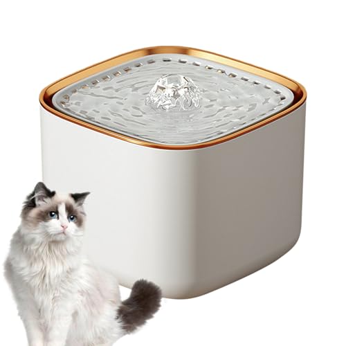 Automatischer Katzenwasserbrunnen, Wasserbrunnen für Haustiere | 3L Trinkbrunnen für Haustiere, Wasserspender für Hunde - Katzen- und Hundewasserbrunnen mit großer Kapazität, besonders leiser Automatischer Katzenwasserbrunnen, Wasserbrunnen für Haustiere | 3L Trinkbrunnen für Haustiere, Wasserspender für Hunde - Katzen- und Hundewasserbrunnen mit großer Kapazität, besonders leiser von Generisch