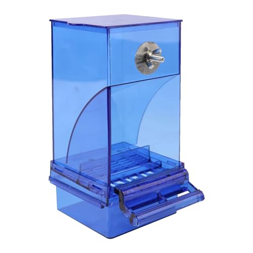 Automatischer Vogelfutterspender, Automatischer Futterspender für Vögel Papageien, Acryl Transparent Vogelfutterhaus, Sittiche Käfig Futterautomat, Futterautomat Vogelfutterspender Käfigzubehör von Generisch