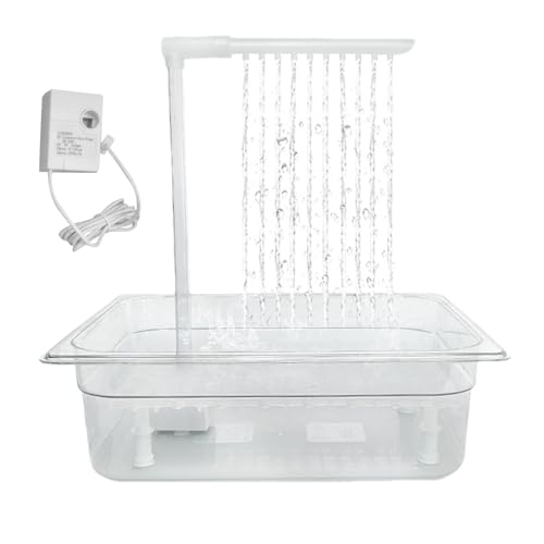 Automatisches Vogelbad | USB -Duschbrunnen mit Zirkulationssystem | Pflege des Badewanne Cage Accessoire | Mittelgroße Papageienbadewanne für afrikanische Grau, Cockatiel, Conures, Lovebirds Automatisches Vogelbad | USB -Duschbrunnen mit Zirkulationssystem | Pflege des Badewanne Cage Accessoire | Mittelgroße Papageienbadewanne für afrikanische Grau, Cockatiel, Conures, Lovebirds von Generisch