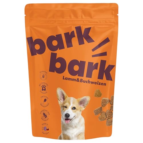 Bark Lamm & Buchweizen | Premium Hunde Leckerlis | 100% natürlicher Hundesnack | Glutenfrei & ohne künstliche Zusatzstoffe | Softe Hundeleckerli für Training, Snack & als Belohnung | 150g von Generisch