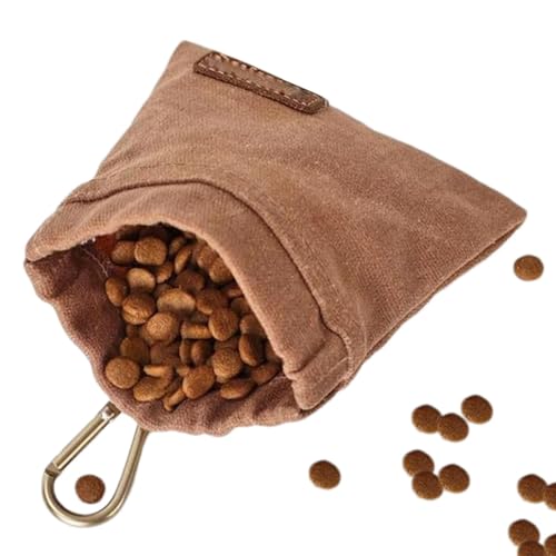Bauchtasche für Hundeleckerlis, freihändige Tasche für Haustier-Snacks – Leckerli-Tasche für Hundetraining, Futterspender für Hundefutter von Generisch