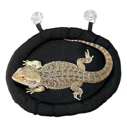 Bearded Dragon Hammock | Soft Bearded Dragon Hammock | Portable Reptile Hammock | Car Dashboard Reptile Hammock | Bearded Dragon Supplies Easy Cleaning Canvas for Lizard Tank Accessories von Generisch