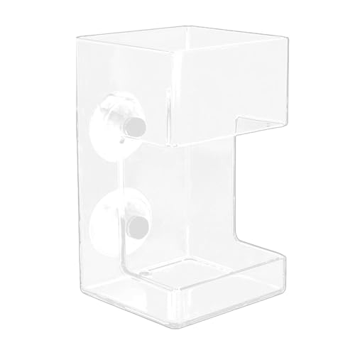 Betta Fish Feeder - Garnelen -Fütterungsschale | Garnelen -Fütterungsschale, Betta -Feeder Mit Saugnapfbecher, Klare Garnelen -Futtermittel -Fütterungsrohr, Transparentes Aquarium -Feeder -Vogelhäusch von Generisch