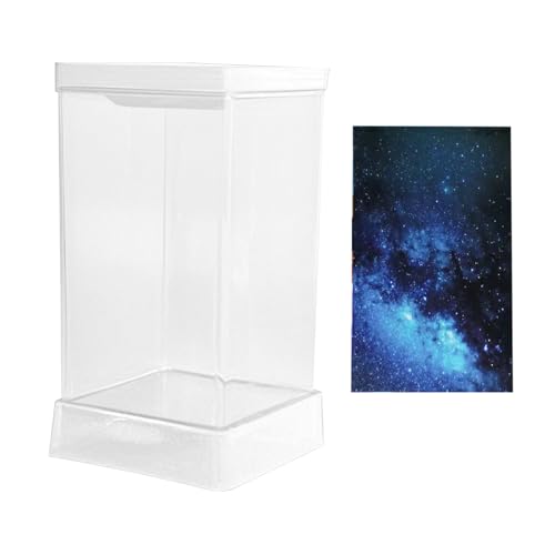 Betta Fish Tank, Desktop Aquarium Kit, Tabletop Decor Aquarium, 4.14x4.14x8.08 inches Built-in Filter and LED Lighting, Compact Terrarium for Study Room, Apartment and Home Betta Fish Tank, Desktop Aquarium Kit, Tabletop Decor Aquarium, 4.14x4.14x8.08 inches Built-in Filter and LED Lighting, Compact Terrarium for Study Room, Apartment and Home von Generisch