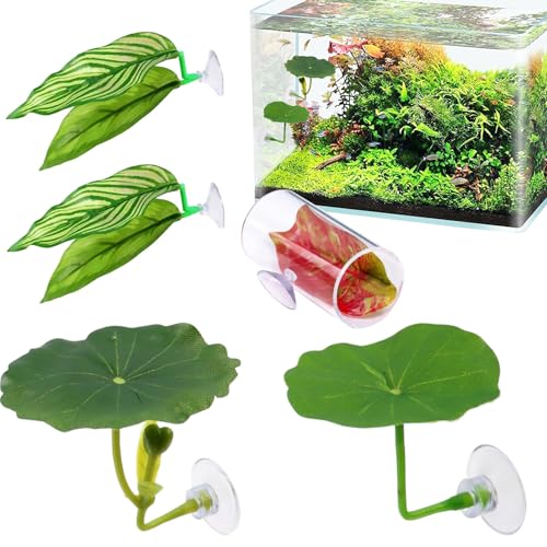 Betta Fish Tank Accessoires Set, dekorative Aquariumpflanzen, Blatt -Hängematten -Set 8x4cm/3.15x1,57 Zoll unterstützt die Zucht aquatische Gefährten, die laichen und ruhen Betta Fish Tank Accessoires Set, dekorative Aquariumpflanzen, Blatt -Hängematten -Set 8x4cm/3.15x1,57 Zoll unterstützt die Zucht aquatische Gefährten, die laichen und ruhen von Generisch