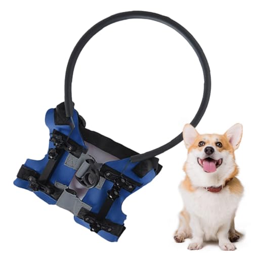 Blind Dog Bumper Harness | Training Safety Adjustable Lightweight Bumper - Anti-Kollisions-Ringe Schutzvorrichtung, Selbstvertrauensaufbau-Geschirr Führungsgerät zum Aufbau von Vertrauen von Generisch