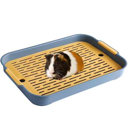 Box | Tiertoilettentrainer Pfanne | Toilettentrainingsbox | Toilettentrainer Drainage, Bunny Toilettentrainer Box, Kätzchen Toilettentrainingspfanne, Tablett Drainage von Generisch