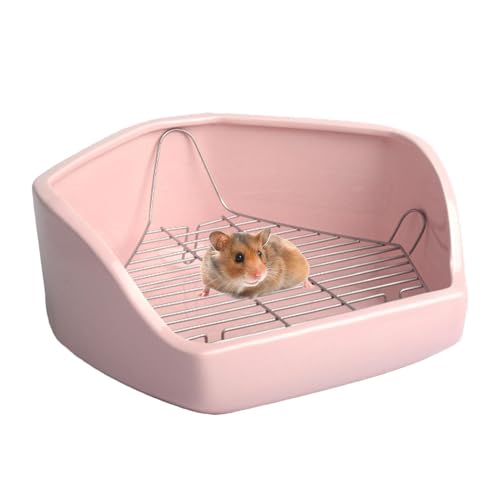 Bunny Corner Litter - Mesh Hundetrainingstoilette | Hundetoilette | Piig Katzentoilette | Ecktoilette | Abnehmbare Haustiertoilette | Meerschweinchen Chinchilla | Haustier Töpfchen Streu für alle von Generisch