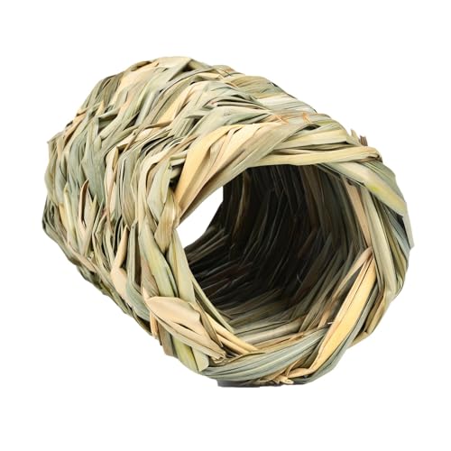 Bunny Grass Tunnel House,Grass Tunnel Spielzeug - Handgewebte Naturgrasbettwäsche | Kleines Haustier-Kleintierspielzeug, handgewebte Grasbettwäsche, Häschen-Grashaus, interaktives Spielzeug Bunny Grass Tunnel House,Grass Tunnel Spielzeug - Handgewebte Naturgrasbettwäsche | Kleines Haustier-Kleintierspielzeug, handgewebte Grasbettwäsche, Häschen-Grashaus, interaktives Spielzeug von Generisch