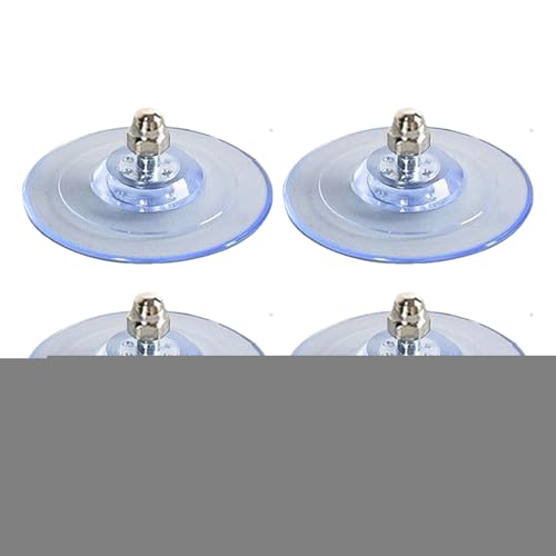 Cat Barch Saugnapfbecher, klarer PVC -Sauger 4 Stück Pads, starker Klebstoffersatz mit Schrauben Maximal Gewicht 20 kg für Bettbecher | Fensterschraubenpolster Sitz Hängematte Tasse, klar - Cat Barch Saugnapfbecher, klarer PVC -Sauger 4 Stück Pads, starker Klebstoffersatz mit Schrauben Maximal Gewicht 20 kg für Bettbecher | Fensterschraubenpolster Sitz Hängematte Tasse, klar - von Generisch
