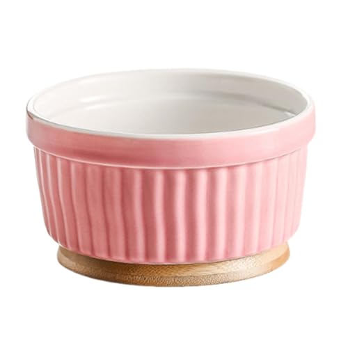 Cat Heated Bowl, Ceramic Pet Waterer, Warm Water Pets Dish, Ceramic Feeding Bowl Warmer, Heated Pet Dish for Outdoor Puppy and Kitten, 4.72x2.56 Inches White, Pink, Black von Generisch