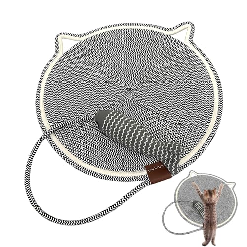 Cat Scratcher Mat, Cat Scratching Pads, Cat Toys Furniture Protector, Cotton Rope Cat Scratcher, Sturdy Scratching Pad, Cat Furniture Scratching Mat, Interactive Cat Scratcher, Safe Cat Scratching von Generisch